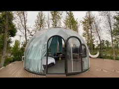 ISO Glamping Bubble Tent 100٪ مقاومة للأشعة فوق البنفسجية قبة الفقاعة الخارجية