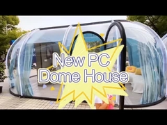 مقاومة للأشعة فوق البنفسجية 10x10 خيام فقاعية شفافة مقاومة للحرارة PC Polycarbonate Dome Tent