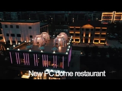 ماء حماية للأشعة فوق البنفسجية واضح فقاعة خيام 4m2 - 24m2 تهوية