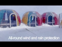 ماء حماية للأشعة فوق البنفسجية واضح فقاعة خيام 4m2 - 24m2 تهوية