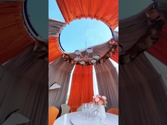 أحداث 360 درجة فندق مضاد للماء مقاومة الأشعة فوق البنفسجية نجمة الكمبيوتر غلامبينغ إيغلو قبوات جيوديسية منزل