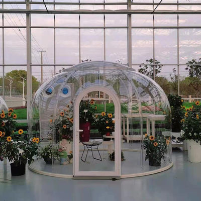 جودة  PC Polycarbonate Garden Bubble Tent Diameter 3.5m Large Dome Tent مصنع
