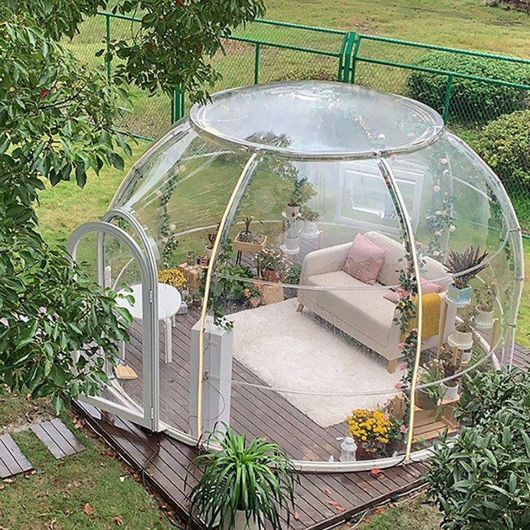 ISO Igloo فقاعة خيمة سمك 5 مم واضح قبة البيت للأماكن الرياضية